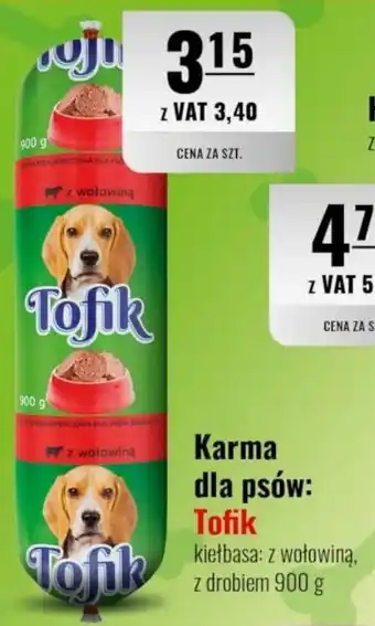 Eurocash Karma dla psów: Tofik oferta