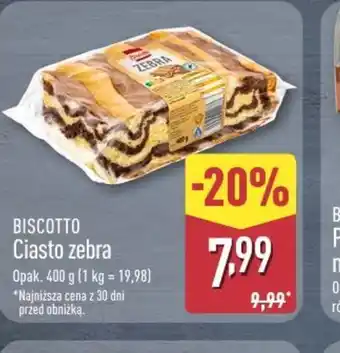 ALDI Biscotto Ciasto zebra oferta