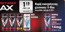 Eurocash Napój energetyczny, gazowany: V-Max oferta