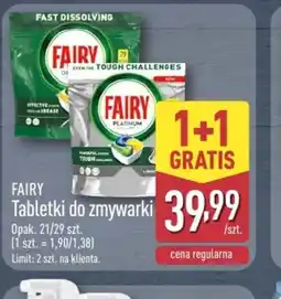 ALDI Fairy Tabletki do zmywarki oferta