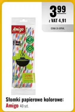 Eurocash Słomki papierowe kolorowe: Amigo oferta