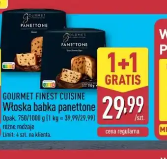 Gourmet Finest Cuisine Włoska babka panettone