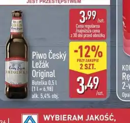 ALDI Piwo Český Ležák Original oferta