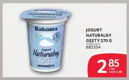 Selgros Jogurt naturalny gęsty oferta