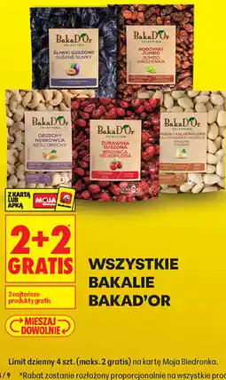 Biedronka WSZYSTKIE BAKALIE BAKAD'OR oferta