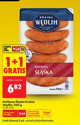 Biedronka Kiełbasa Śląska Kraina Wędlin oferta
