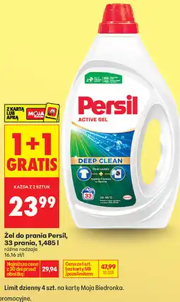 Biedronka Żel do prania Persil, 33 prania oferta