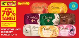 Biedronka WSZYSTKIE LODY I SORBETY MARLETTO oferta