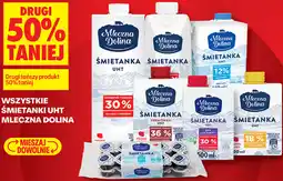 Biedronka Wszystkie śmietanki UHT Mleczna Dolina oferta
