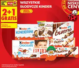 Biedronka Wszystkie słodycze Kinder oferta