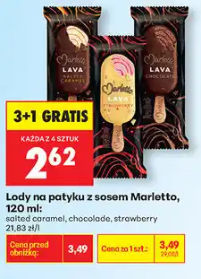 Biedronka Lody na patyku z sosem Marletto oferta