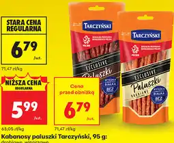 Biedronka Kabanosy paluszki Tarczyński, 95 g: drobiowe, wieprzowe oferta