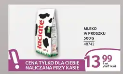 Selgros Mleko w proszku oferta