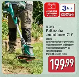 ALDI Podkaszarka akumulatorowa Ferrex 20 V oferta