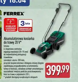 ALDI Ferrex kosiarka do trawy oferta