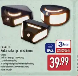 ALDI Casalux Solarna lampa naścienna oferta