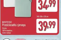 ALDI Novitesse Prześcieradło z jerseyu oferta