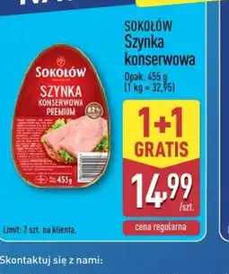 ALDI Sokołów Szynka konserwowa oferta