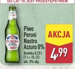ALDI Piwo Peroni Nastro Azzuro 0% oferta