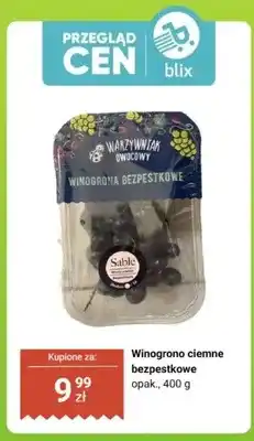 Biedronka Winogrono ciemne bezpestkowe oferta