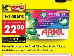 Biedronka Kapsułki do prania Ariel All in One Pods oferta