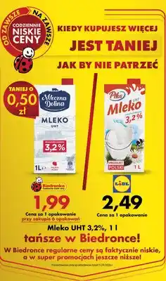 Biedronka Mleko UHT 3,2% oferta