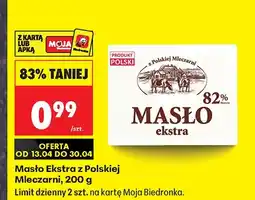 Biedronka Masło ekstra oferta