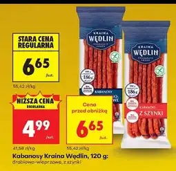 Biedronka Kabanosy drobiowo-wieprzowe oferta