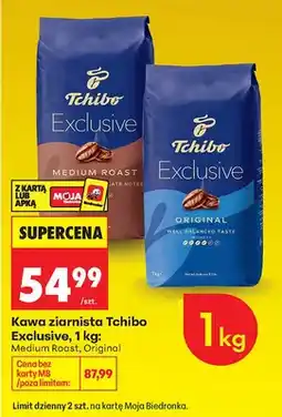 Biedronka Kawa ziarnista Exclusive Medium Roast oferta
