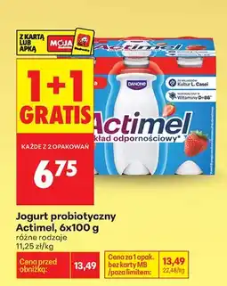 Biedronka Jogurt probiotyczny różne rodzaje oferta