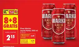 Biedronka Piwo Jasne Pełne oferta