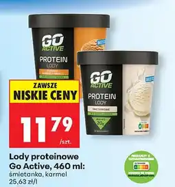Biedronka Lody proteinowe toffi/karmel oferta