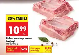 Biedronka Żeberka wieprzowe trójkąt oferta
