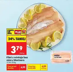 Biedronka Filet z mintaja bez skóry oferta