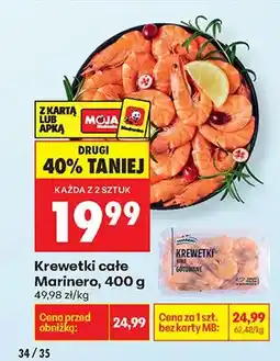 Biedronka Krewetki całe Marinero oferta