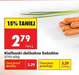 Biedronka Kiełbaski delikatne oferta