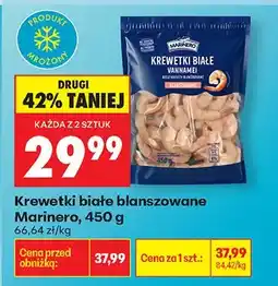 Biedronka Krewetki białe blanszowane oferta