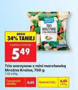Biedronka Trio warzywne z mini marchewką oferta