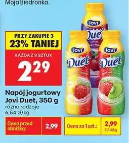 Biedronka Napój jogurtowy Duet oferta