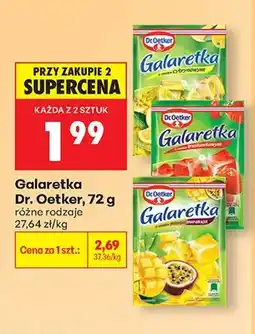 Biedronka Galaretka różne rodzaje oferta