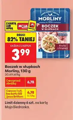 Biedronka Boczek w słupkach oferta