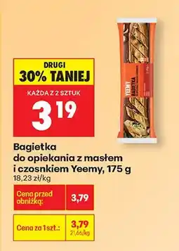 Biedronka Bagietka do opiekania z masłem i czosnkiem oferta