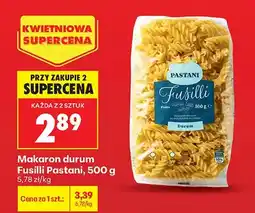 Biedronka Makaron durum Fusilli oferta