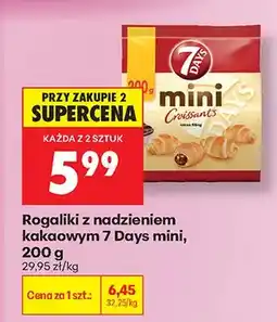 Biedronka Rogaliki z nadzieniem kakaowym mini oferta