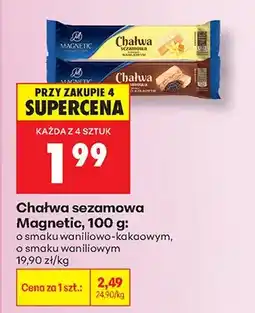 Biedronka Chałwa sezamowa o smaku waniliowo-kakaowym oferta