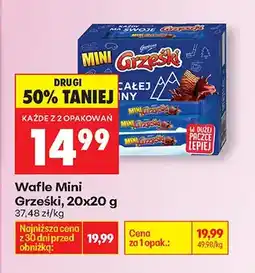 Biedronka Wafle Mini Grzeski oferta