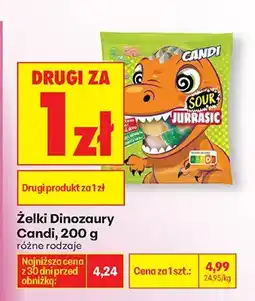 Biedronka Żelki Dinozaury różne rodzaje oferta