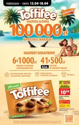 Biedronka Praliny orzechowe w karmelu, kremie orzechowym i czekoladzie oferta