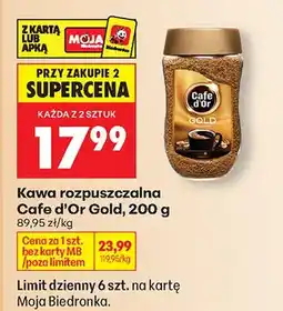Biedronka Kawa rozpuszczalna Gold oferta