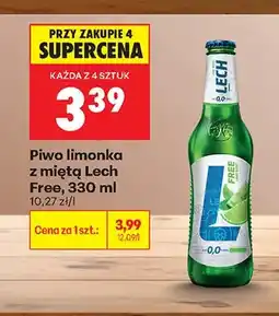 Biedronka Piwo limonka z miętą Free oferta
